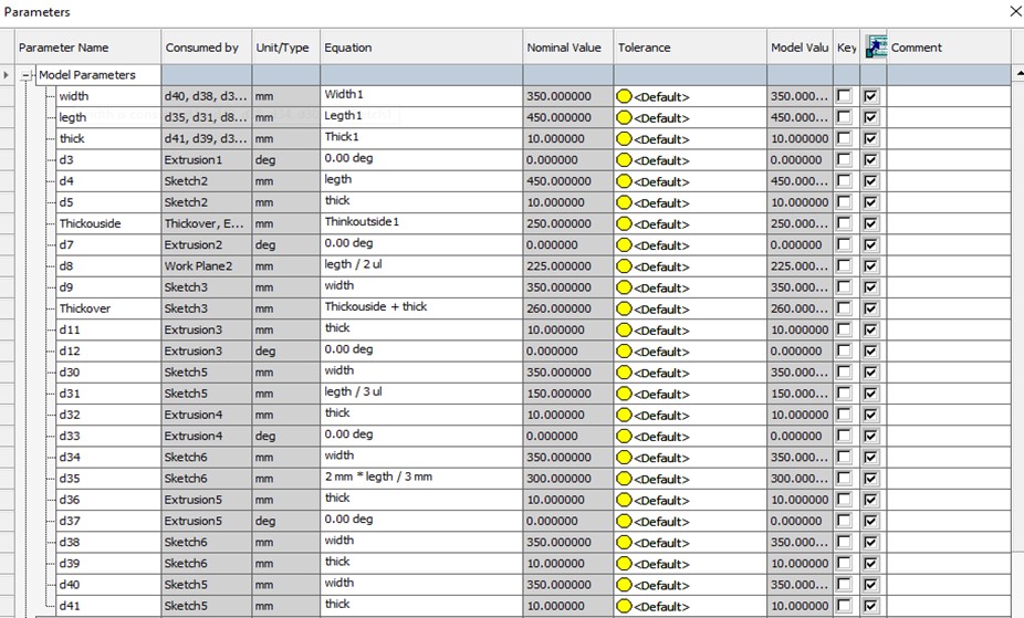 Sử dụng hiệu quả tham số với hộp thoại Parameters trong Autodesk ...