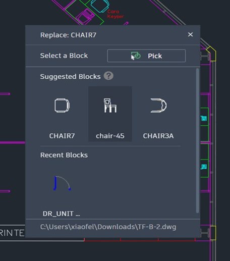 Hình ảnh mô tả tính năng smart blocks placement